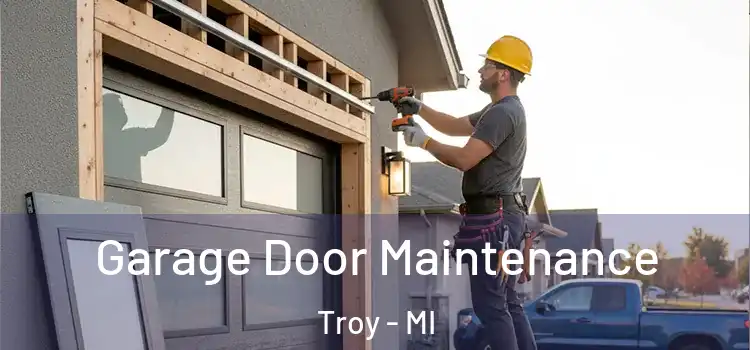Garage Door Maintenance Troy - MI