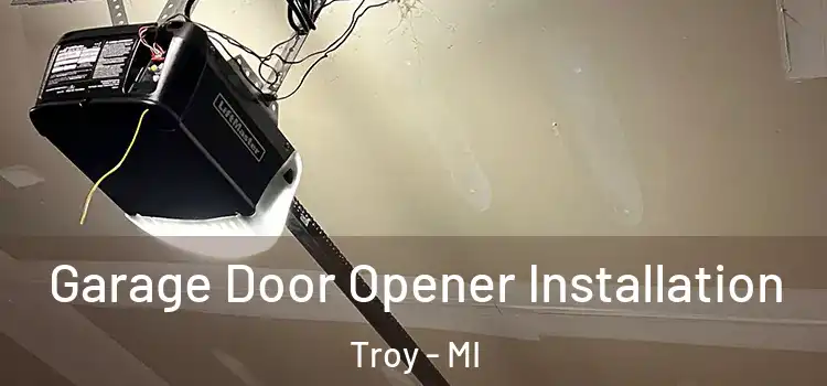  Garage Door Opener Installation Troy - MI